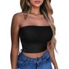 Crop Tops For Women Sexy Cami Tank Summer Tube Sleeveless Solid Camisole Shirt Vest