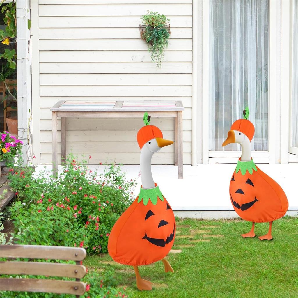 Хэллоуин Наряд для крыльца Одежда ведьмы Для высокой цементной или пластиковой статуи Костюм для двора Уличный сад Патио Наряжаться Бетонная статуя Праздничный декор