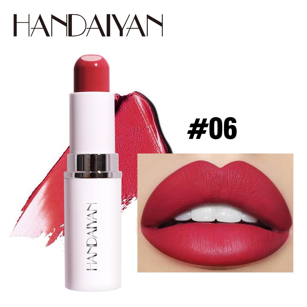 HANDAIYAN Lipstick Lippenstift, Twa-in-ien, Hert-LIP, Reade Froulike Matte Hydraterend En Hydraterend Is Net Maklik Te Ferklearjen