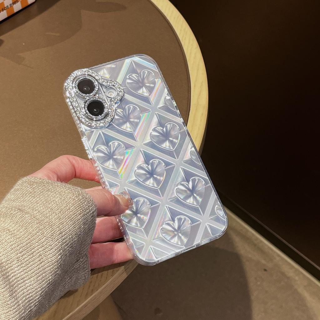Applicable To Apple 16 ProMax Diamond Butterfly Mobile Case IPhone 15 Laser Advanced Sense 14 Love Protection Case