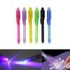 Невидимые чернила Spy Pen Встроенный УФ-свет Magic Marker Для Рисования Сообщений