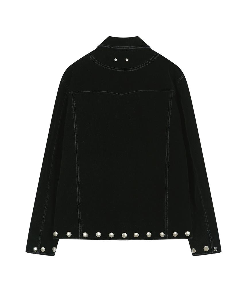 Adsb Andersson Bell Atlanta Flock Velvet Jacket (Black)