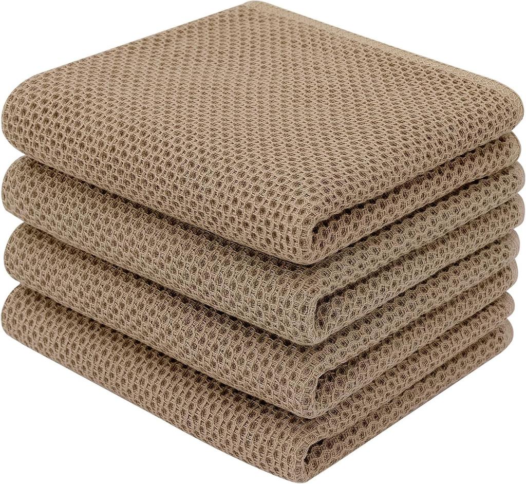 Panos Kitchen Nordic Waffle Kitchen Set of 34 X 73 Latte Cloths, Style, Dishcloths, Dishcloths, Children's Towels, Towels, 4, Cm,