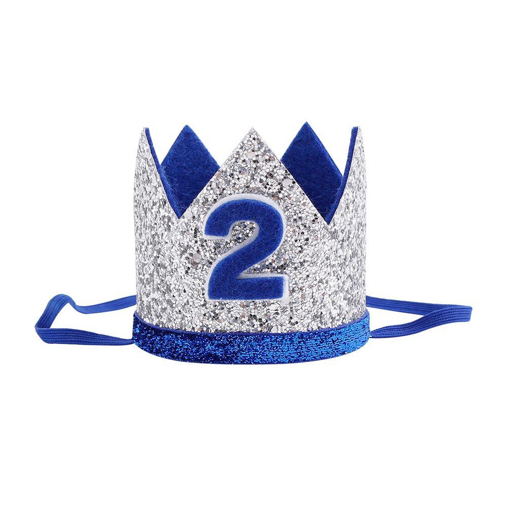 Подарок Принц Принцесса Эластичный Цветочный Головной Убор Детская Шляпа на День Рождения Корона Повязка на Волосы Вечернее Украшение для Головы