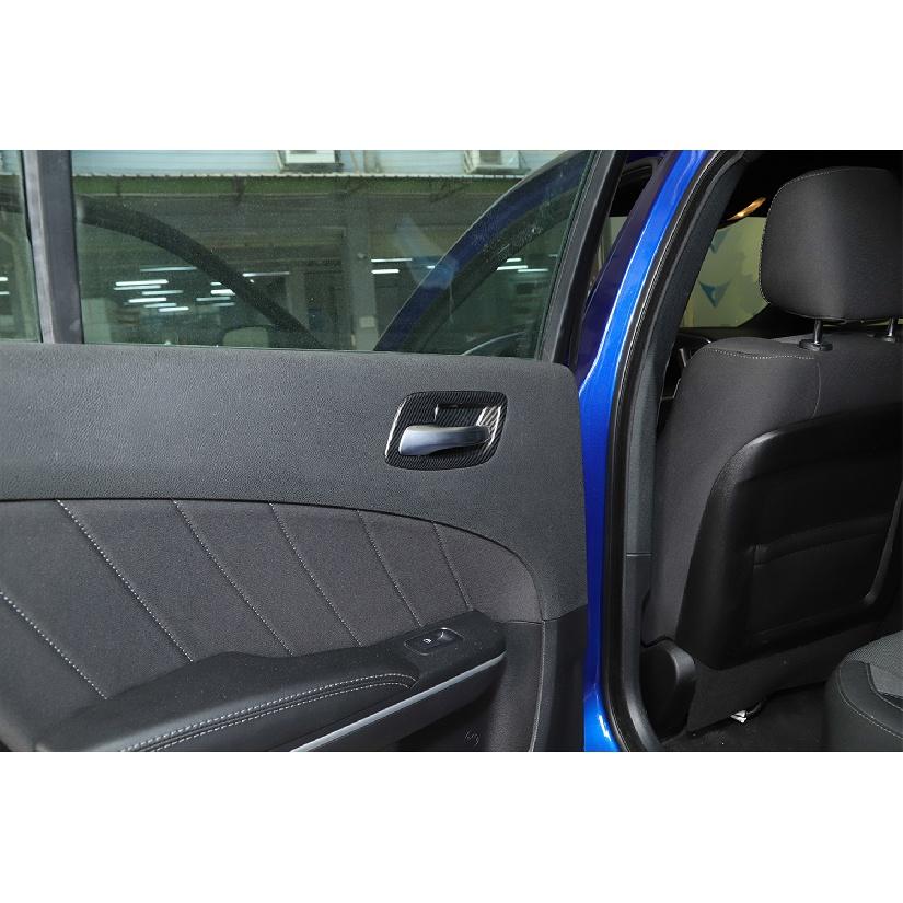 Внутренняя ручка двери автомобиля, декоративная крышка, наклейки для Dodge Charger Chrysler 300C 2011-2023, внутренние молдинги