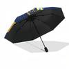 Al Nassr, Football Club Automatic Opening and Closing, 8 rib Structure Portable Umbrella, Suitable for Men and Women in All Seasons  Perfect