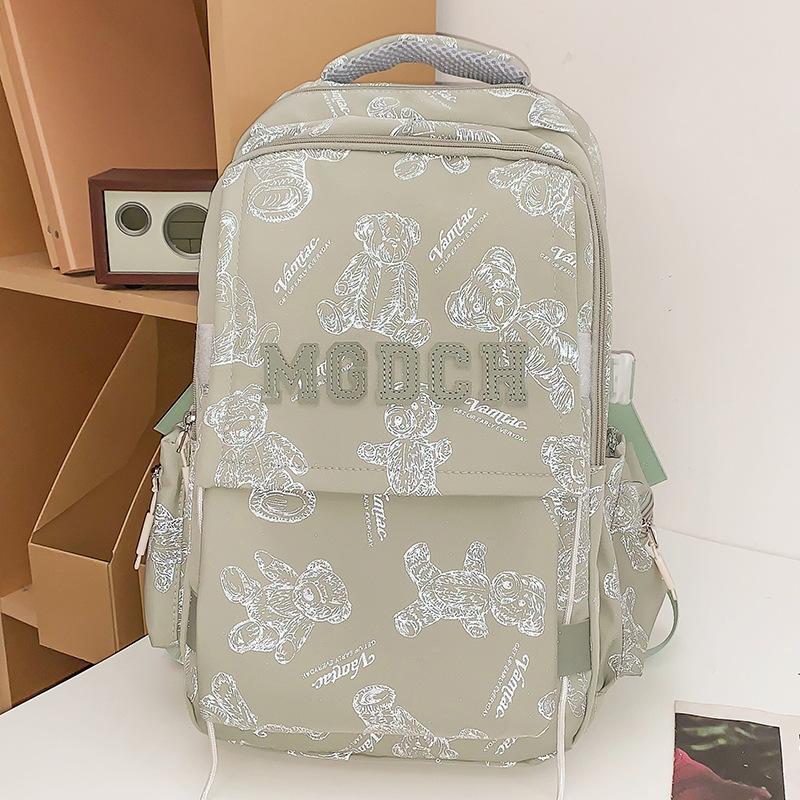 School Bag College Student Girl High School Student Burgundy Male Backpack Junior High School Student Elementary School Student