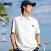 JEEP Men's W Series Half-Zip Performance Polo Shirt