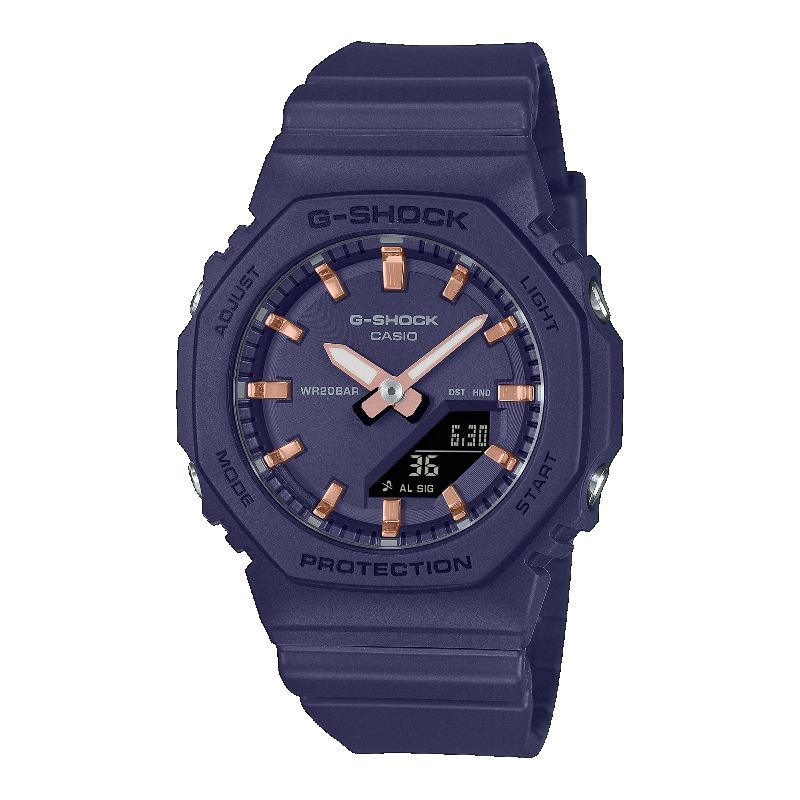 Casio Мужские кварцевые часы с цифровым дисплеем, водонепроницаемые до 200 м, ударопрочные, из смолы GMA-P2100M-2A