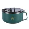 304Stainless Steel Rapid Ramen Bowl with Filterable Lid and Handle Student Dormitory Fruit Instant Noodle Bowls Kitchen Utensils