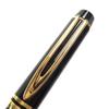 Very Good WATERMAN fountain pen IDEAL Black gold 18K mens Used