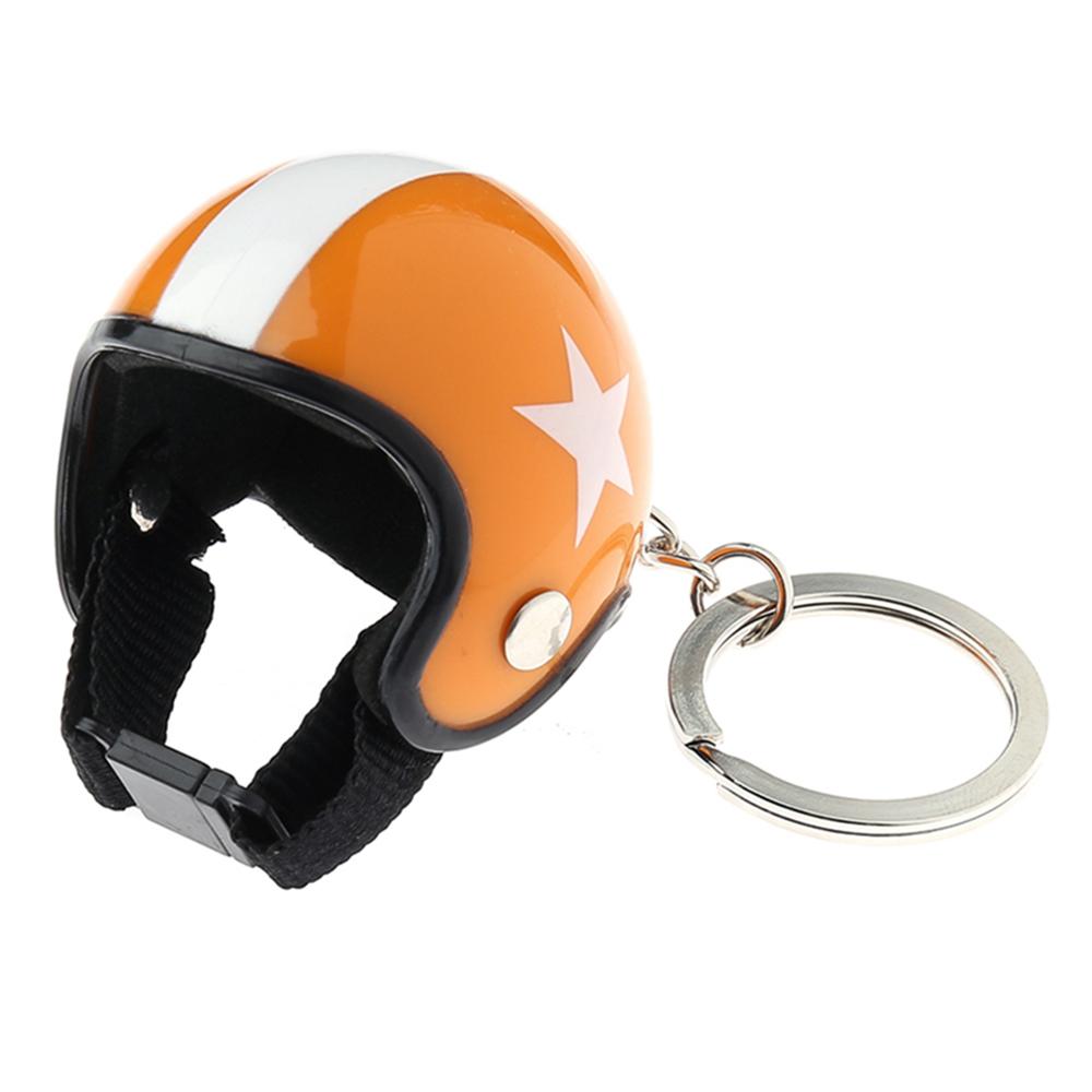 Подарки Модный автомобильный брелок для ключей Мотоциклетный держатель для ключей Защитный шлем Брелок для ключей Авто Украшение Подвеска