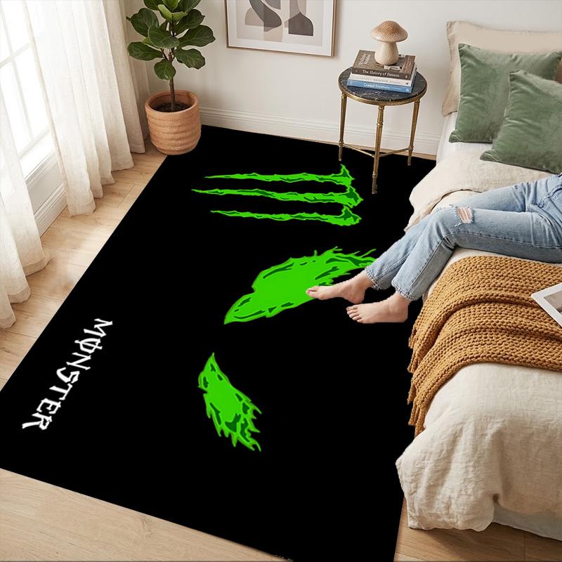 Monster Energy Living Room Nonslip Area Rug Soft Carpet For Bedroom Game Playroom Sofa Office Home Decor Doormat Christmas Gift C926470