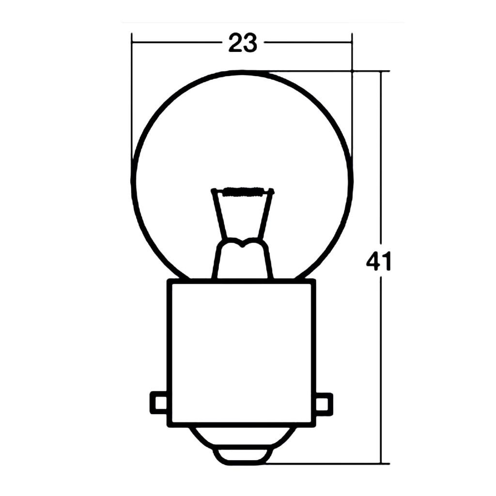 Stanley Electric Single Pack of A4337M (STANLEY) Bulb, 24V20W, 10,