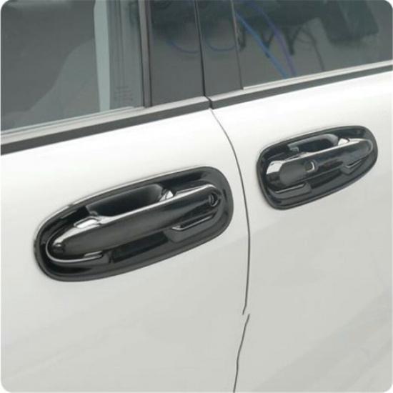 Glossy Black 4X Exterior Door Handle Cover Trim For Toyota Sienna 2021 2022 2023
