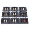 Многополосная wiring box 4 порта Параллельное подключение Высокомощный Терминальная коробка для динамиков Огнестойкая ABS Конструкция