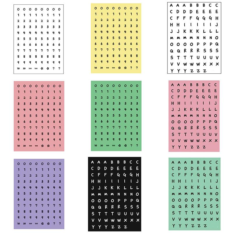 Декоративные наклейки своими руками Алфавит Цифры Наклейки Материал Клей