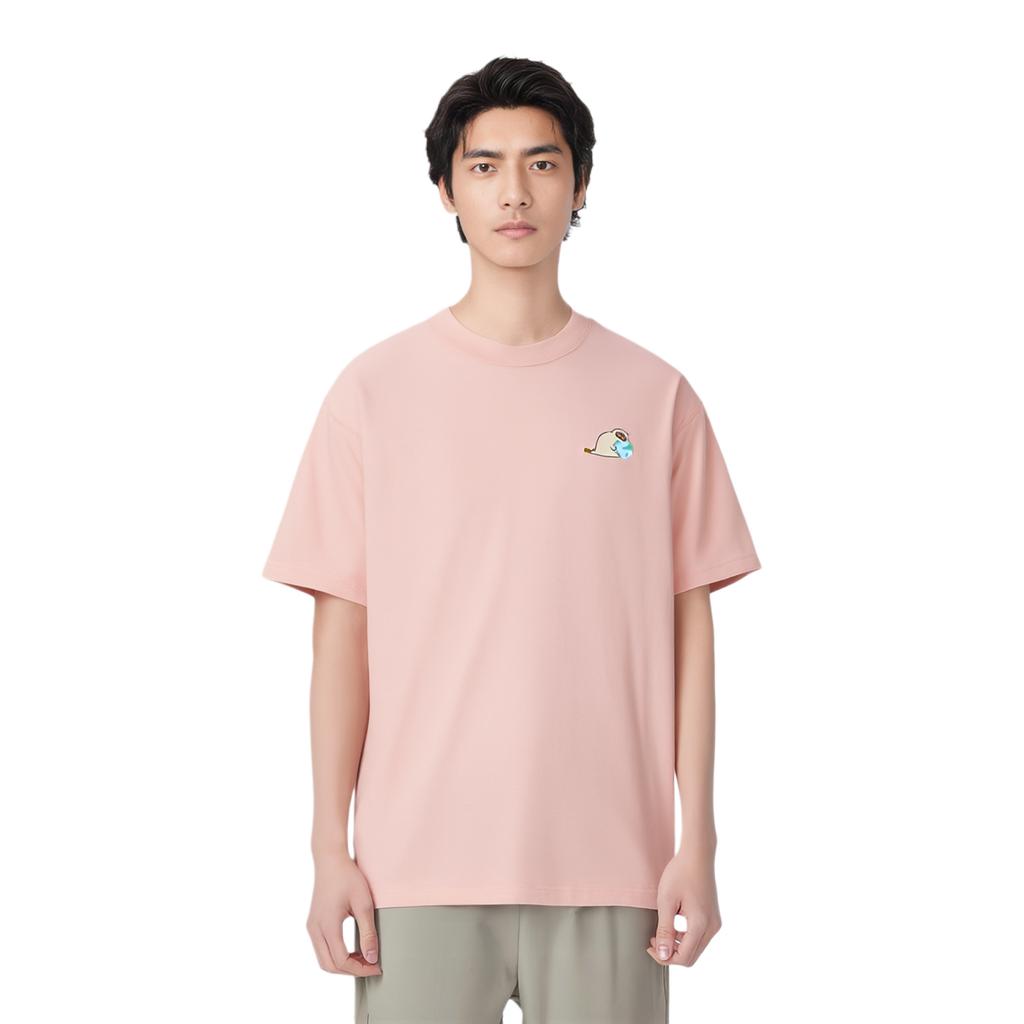 Anta x HAIBAOKANKAN,LIANMINGKUAN Life Collection T Shirt Unisex Pink Lotus 172528126-3