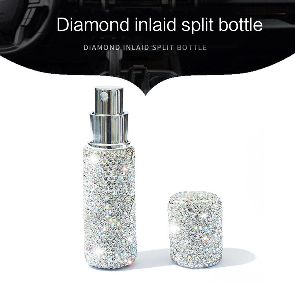 10 мл распылитель для путешествий, портативный мини-флакон из алмазного стекла, многоразовый флакон для духов, распылитель, косметический контейнер