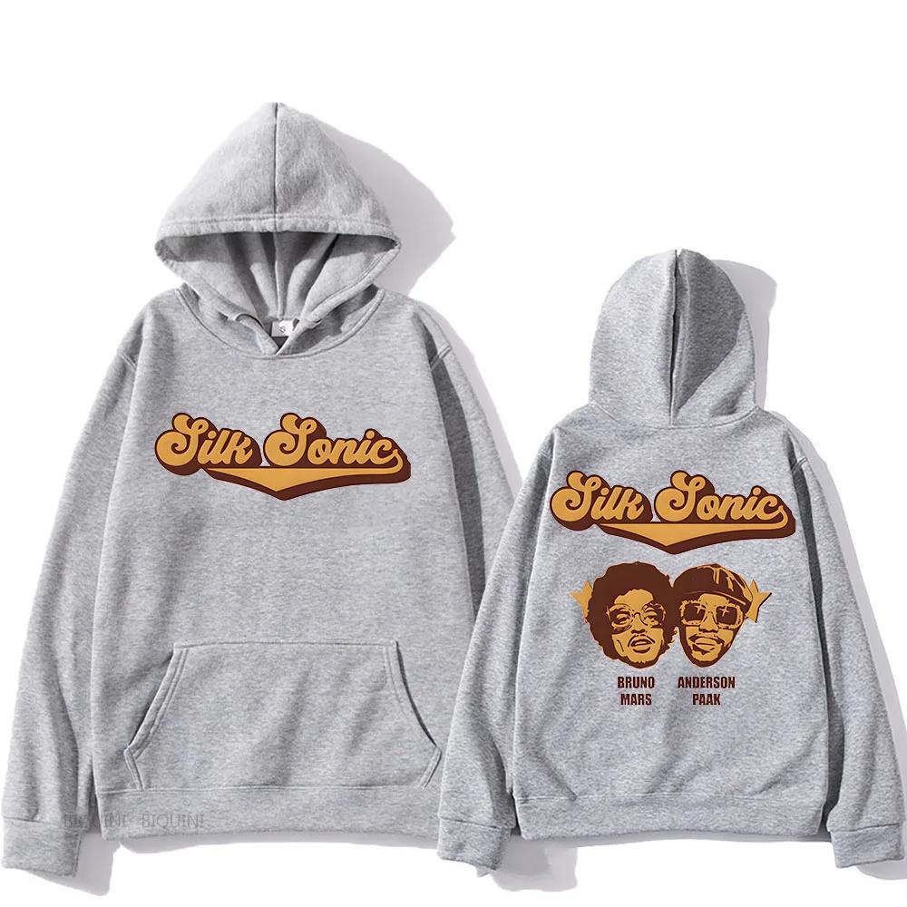Бруно Марс с капюшоном с графическим принтом, готический удобный свитшот с капюшоном, зимняя ретро-панк-одежда, хип-хоп-панк-толстовка