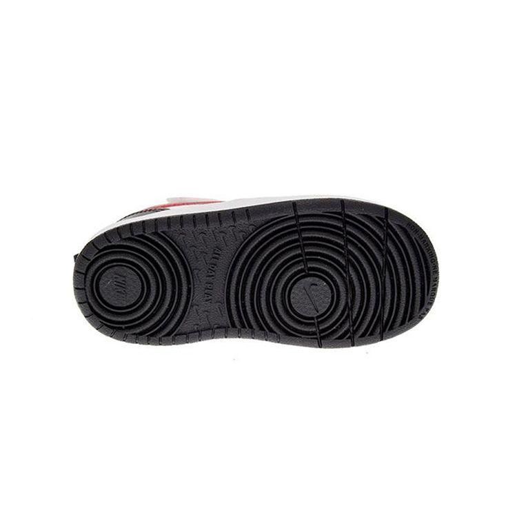 Nike Кроссовки Court Borough Low 2 TD White University Red детские черные BQ5453-110