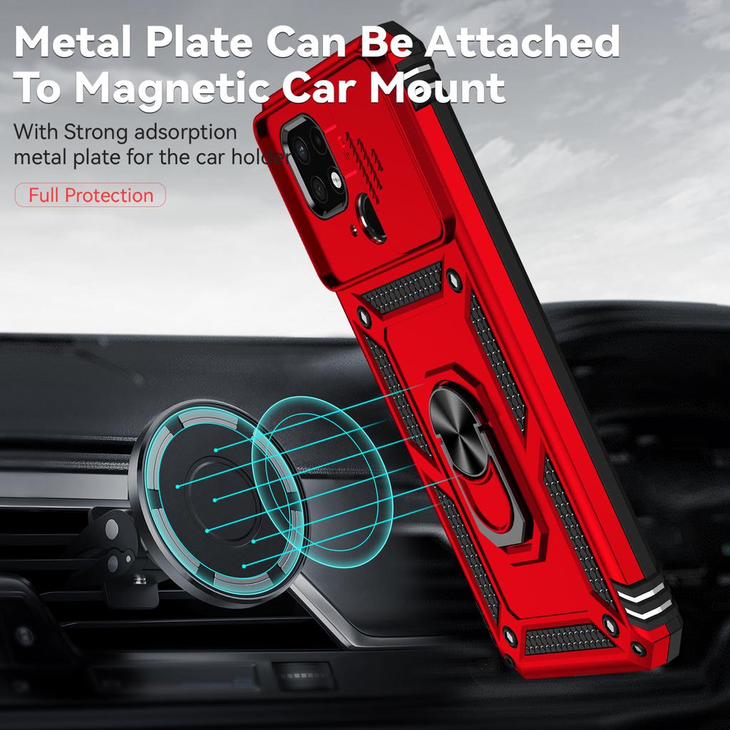 Для Redmi 10C 10 C чехол с магнитным кольцом-подставкой, раздвижная крышка, защитный чехол для камеры Poco C40 220333QPG C 40 Funda Poco C40 Capa