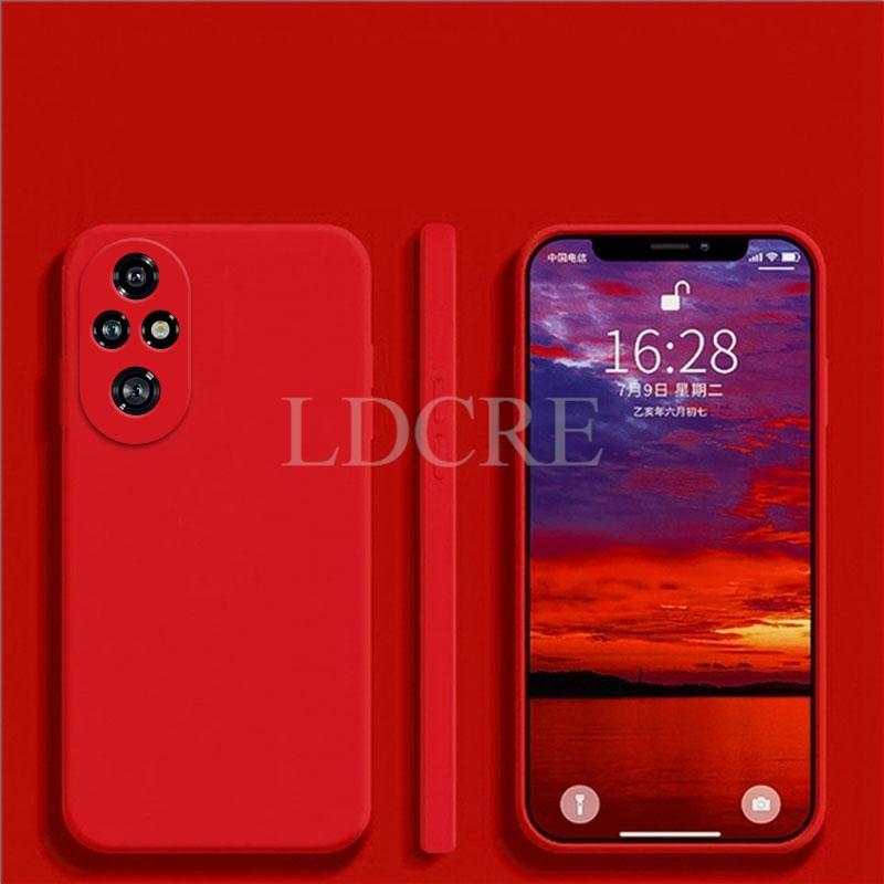 Для Honor 200 Pro Чехол Жидкий Силиконовый Чехол Honor 200 Pro Чехол TPU Резиновый Защитный Чехол Для Телефона Honor 200 Pro Чехол