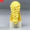 6 шт. Кубики MOC Замороженная Снежная Тема Известный Аниме Фильм 4 см Часть Тела Фигурки Волосы Принцессы Аксессуары Конструкторы для Постройки Игрушки