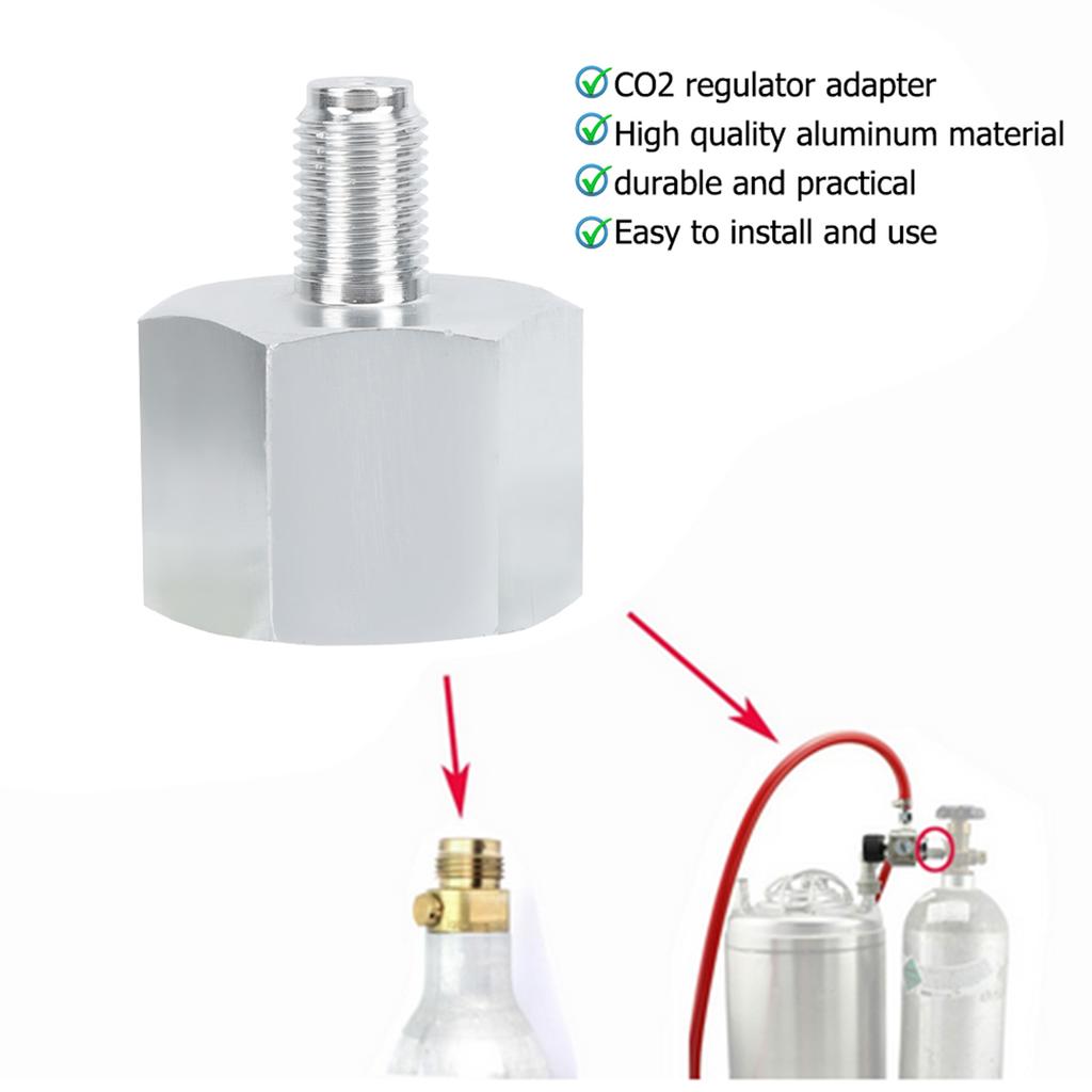 Алюминиевый адаптер-переходник для CO2-регулятора, фитинг-аксессуар для домашнего пивоварения, пиво 3/8 на CGA320