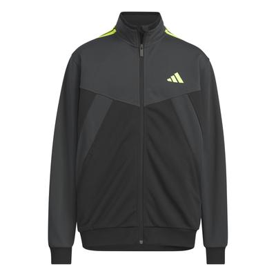 Adidas CB Track Slime Размер 130 Детский Обязательный Верх, Унисекс, KCE61, Карбон/Черный/Солнечный (JM4507),