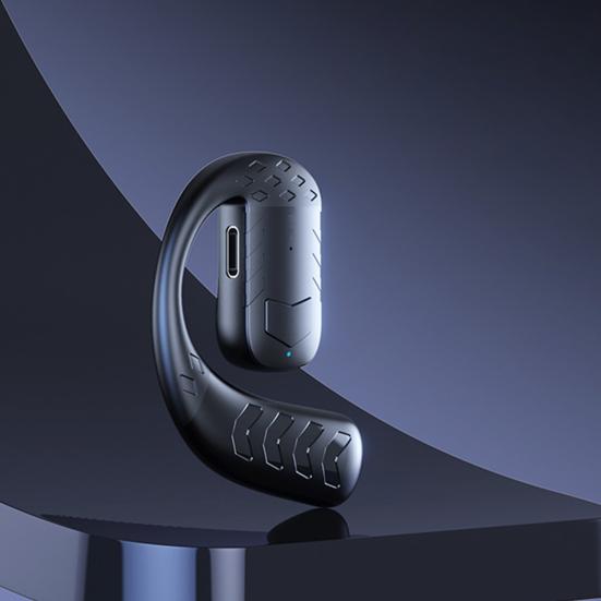 Беспроводные наушники с поддержкой Bluetooth, стереозвук, мощные басы, конструкция с заушным креплением, стабильное соединение, спортивные наушники-вкладыши