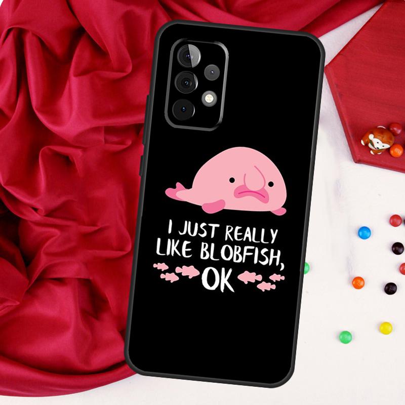 Милый Рыба-капля Для Samsung Galaxy A52 A32 A22 A54 A14 A16 A26 A36 A56 A55 A35 A05 A06 A15 A53 A33 A13 Чехол
