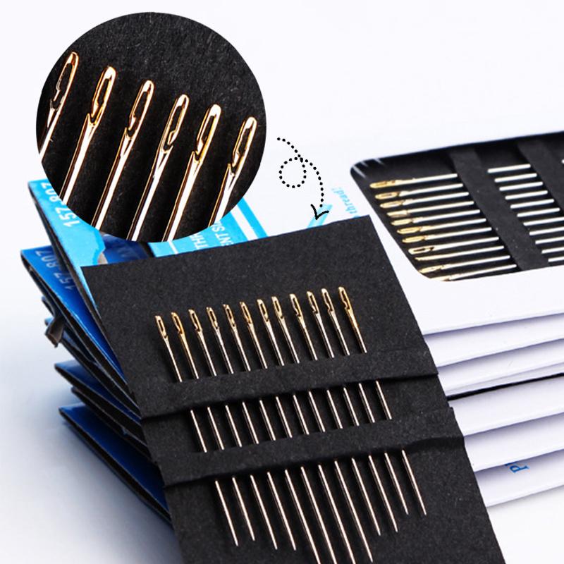 Side Opening Blind Needle Popular 12PCS/Lot Hot Sale Darning High Quality Needles Sewing DIY Multi-size Sewing Needle Jewelry Accessory