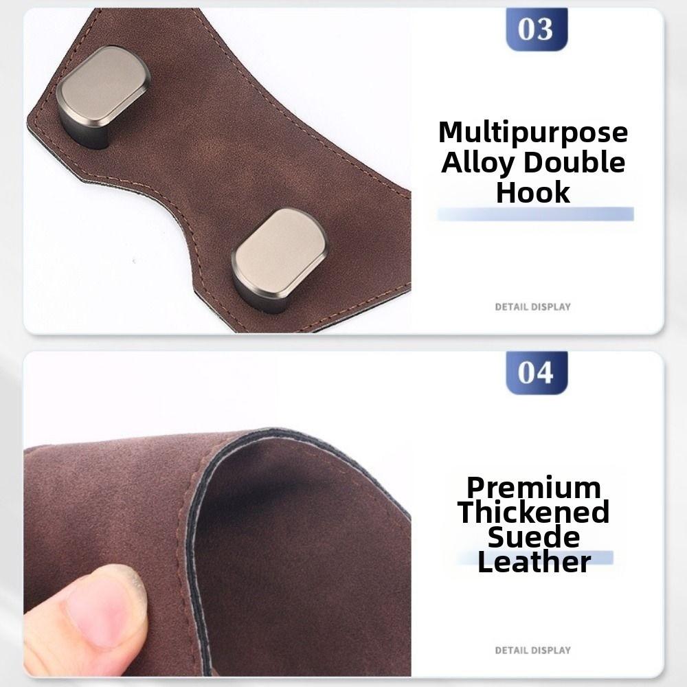 High Load-Bearing Car Headrest Hook Double Hook Automotive Seat Back Organizers  Rear Row Storage