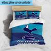 3pcs Tottenham Hotspur F.C Design Printed Bedding Set Duvet Cover Closure Includes 1 Duvet Cover & 2 Pillowcases Bedding Sets Home Decor Gifts