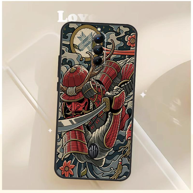 Аниме Японский Самурай Чехол Для ZTE Nubia Red Magic 6 7 6S 7S 8S 9S 10S Pro Для RedMagic 10 8 9 11 Pro Plus Обложка