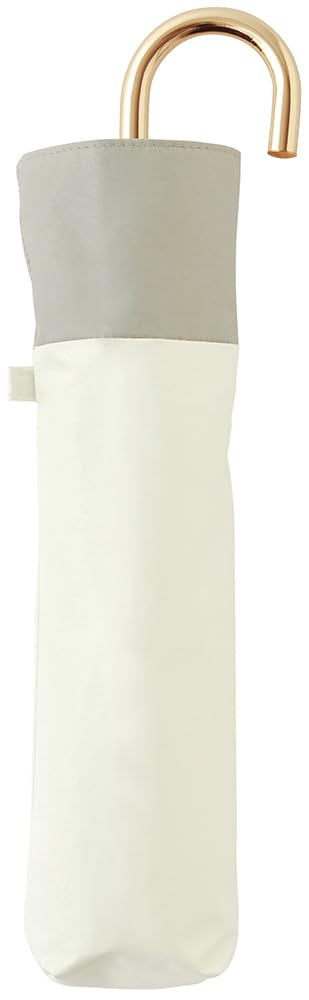 Потому что Складной Солнцезащитный и Дождевой и Защищающий от УФ-лучей ПУ Зонт, Зонт, Мужской Женский, Защита, Блокировка, Двухцветный, Мини, Белый, B-093502