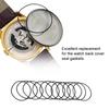 Watch Gasket Kit,28pcs 0.6mm O-Ring Set Sealing Rings Watch Rubber Seals Size 13-40mm for Watch Back