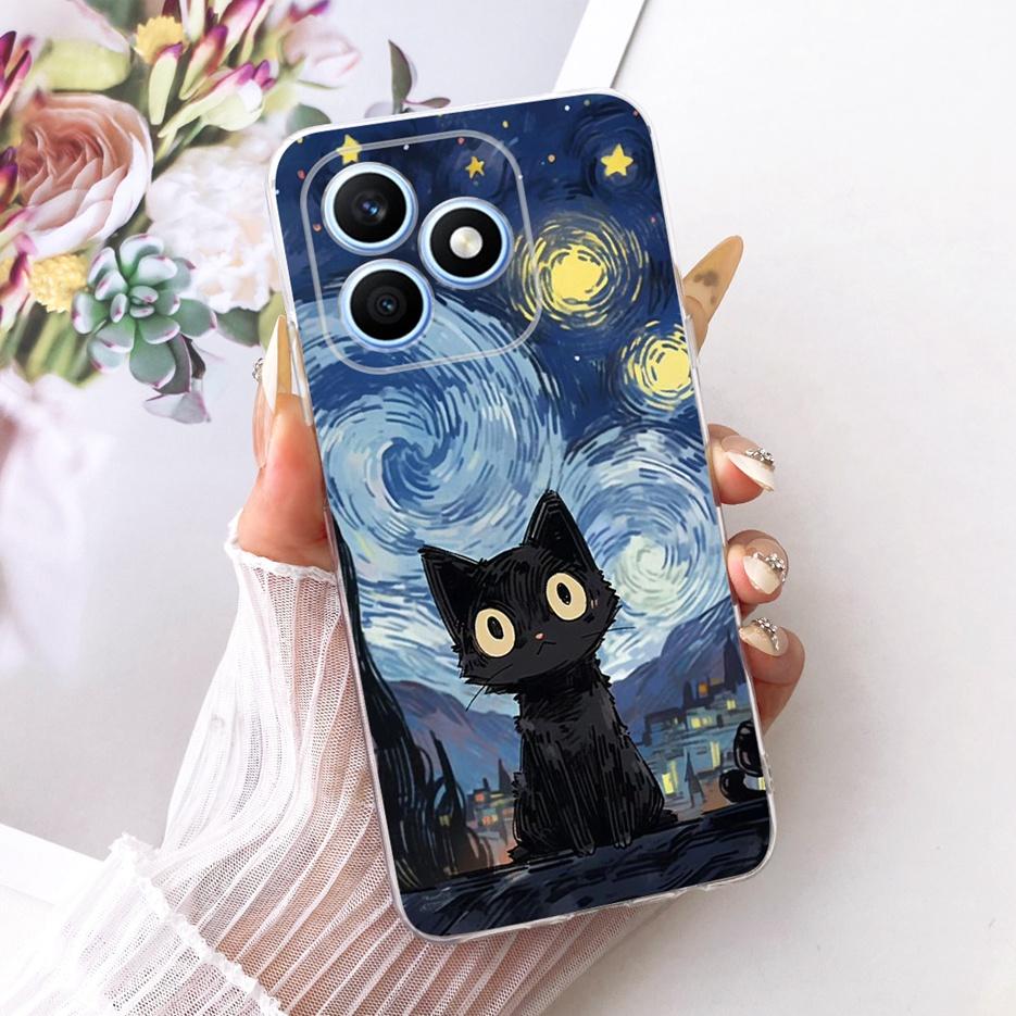 Чехол для Honor X8d 4G Крутой Модный Расписной Чехол 6.77'' Мягкий Силиконовый Чехол для Телефона Для Honor X8d X 8d HonorX8d 4G Задняя Крышка Coque