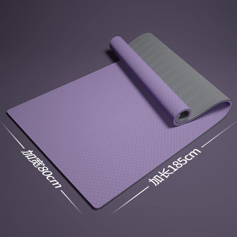 Толстый Нескользящий Коврик для Йоги и Танцев со Скакалкой