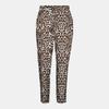 Women's Carrot-cut Leopard Print Trousers