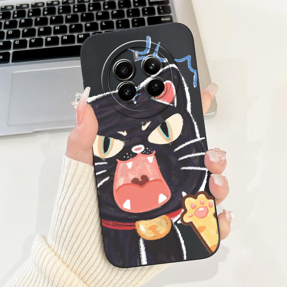 For Realme 12 Plus Case RMX3867 Stylish Candy Painted Cover Soft TPU Matte Phone Case For Realme 12 Pro Plus Realme12 Pro + Bags
