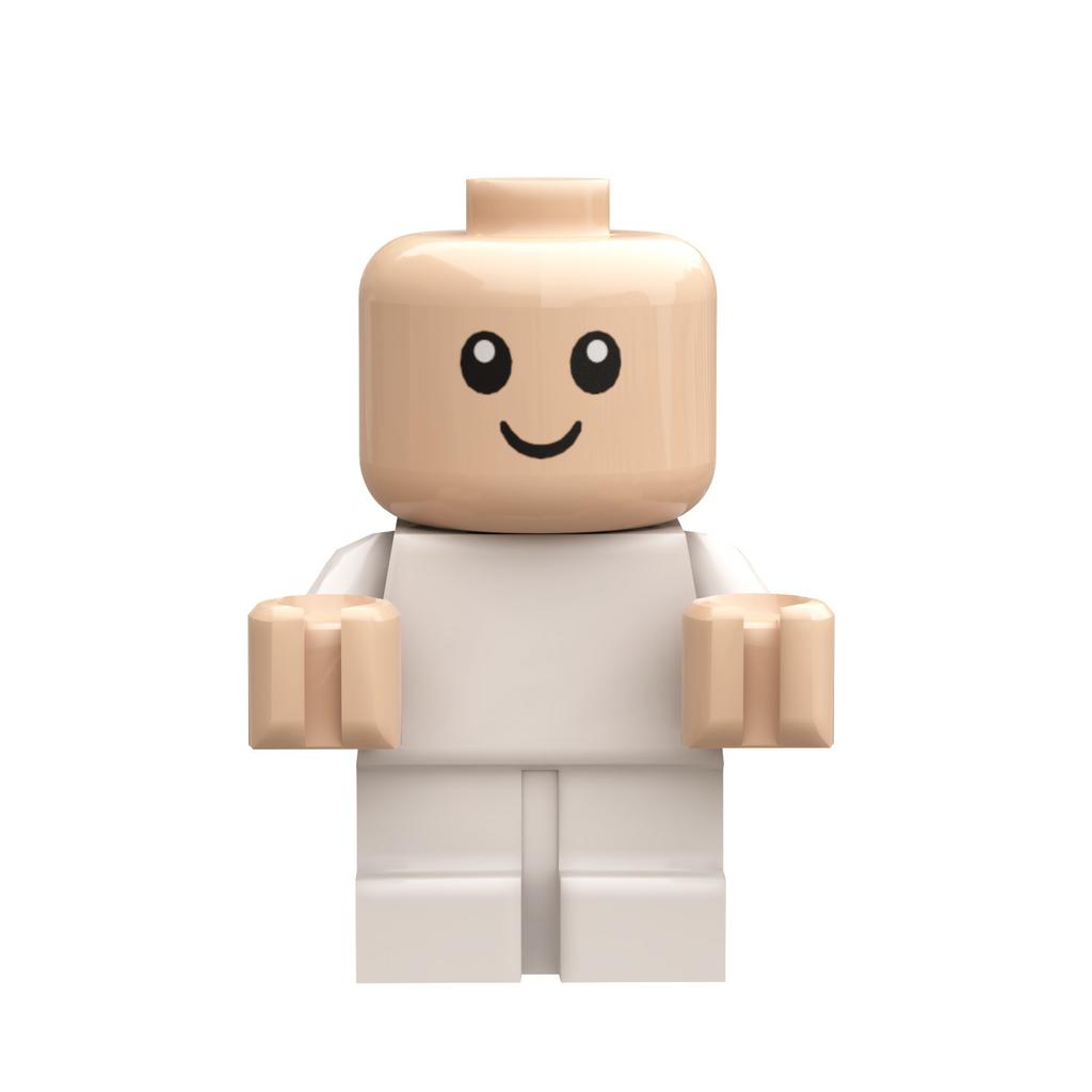 MOC мини-фигурка детской коляски бутылочка мелкие детали детские строительные игрушки сцена мебель