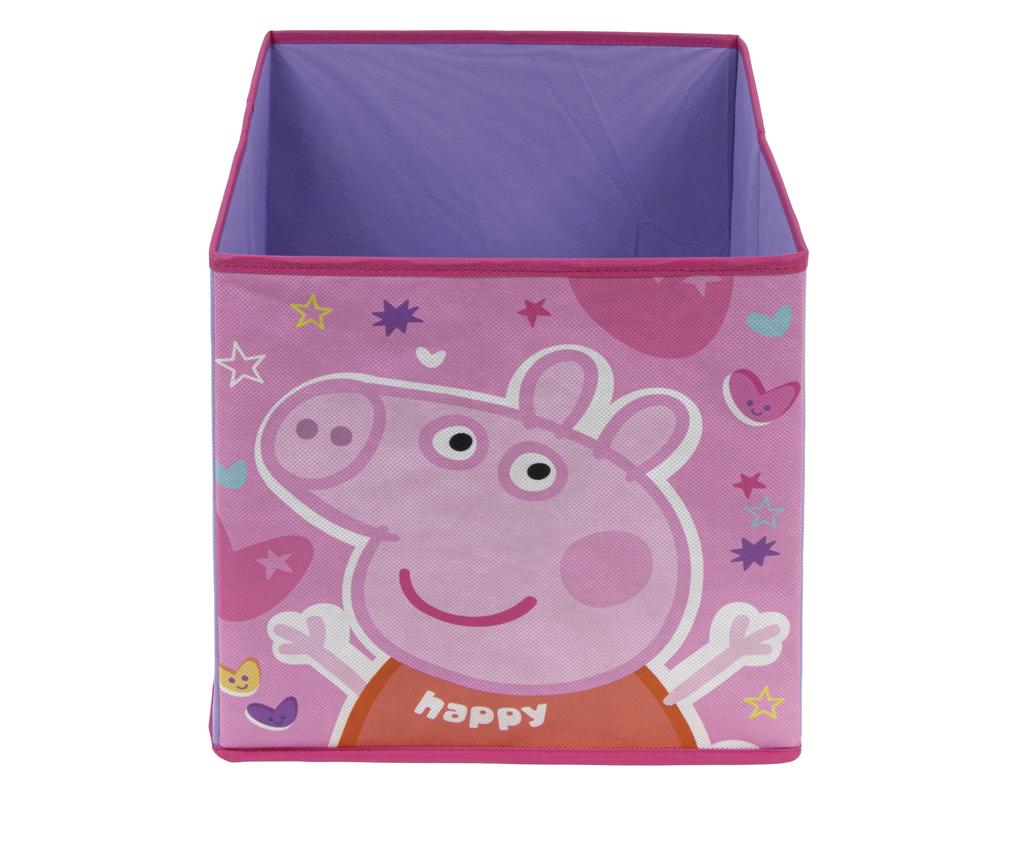 Arditex PP14452 EONE-Peppa Pig Textile Foldable Storage Cube 31x31x31cm