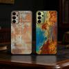 Ретро-индустриальный стиль Ржавые стены Чехол для телефона Для Samsung S25,24,23,22,30,21,10,9,Ultra,Plus,Lite Мягкий черный чехол