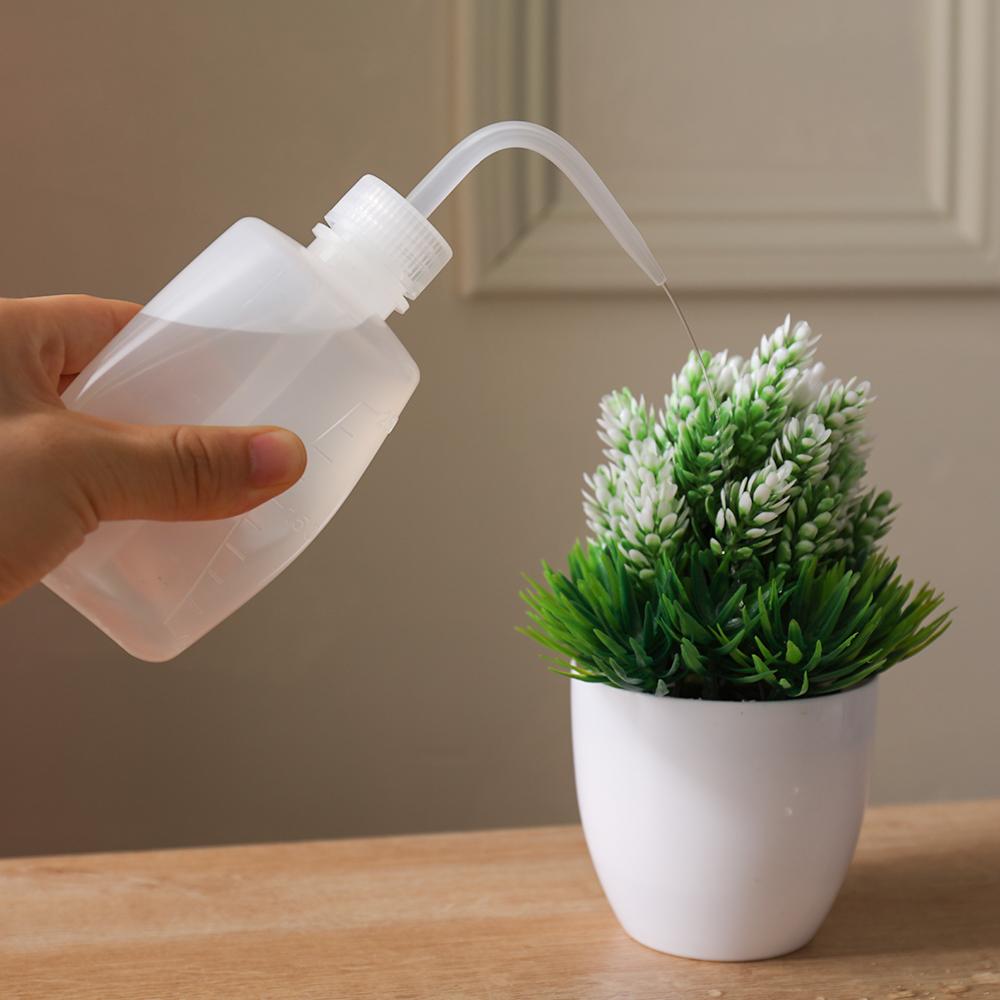 250ml/500ml Plastic Washing Bend Curved Mouth Watering Can Alcohol Bottle Gardening