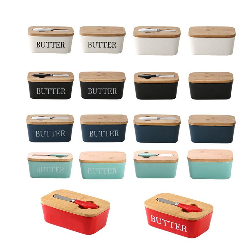 Высококачественные банки для масла с герметичной крышкой, фарфоровый держатель для масла для хранения