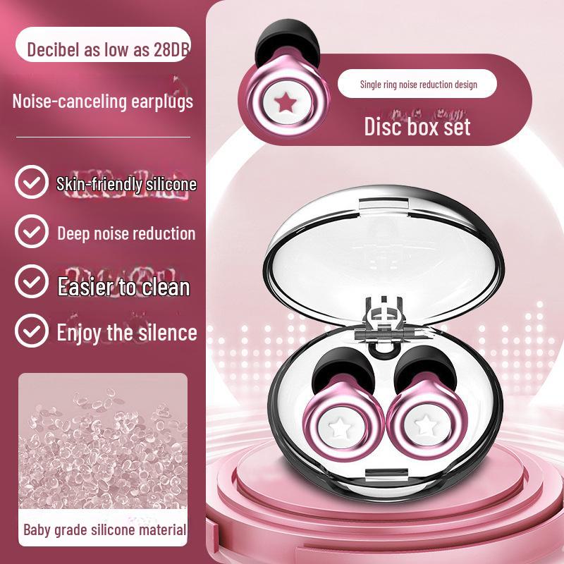 Силиконовые шумоизолирующие беруши: Водонепроницаемый, звуконепроницаемый, идеально подходит для общежитий, работы, мастерских и мест, где не спит храп