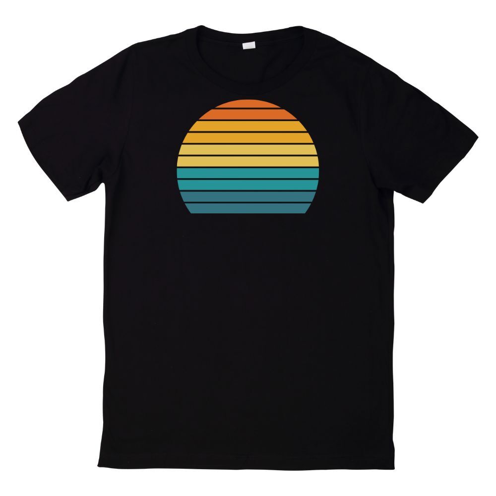 T-Shirt Retro Sunset Vintage Sun MotivWird in neuem Fenster oder Tab geöffnet
