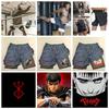 Berserk Muay Thai Kick Boxing UFC MMA Mixed Marcial Art Shorts Anime Men Women Unisex Double Layer Quick Dry Air Sports Gym Fitness Workout